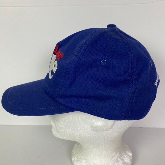 Vintage 90s Labatt Blue Beer Snapback Hat K-Brand Saint John Flames Promo - Picture 4 of 8